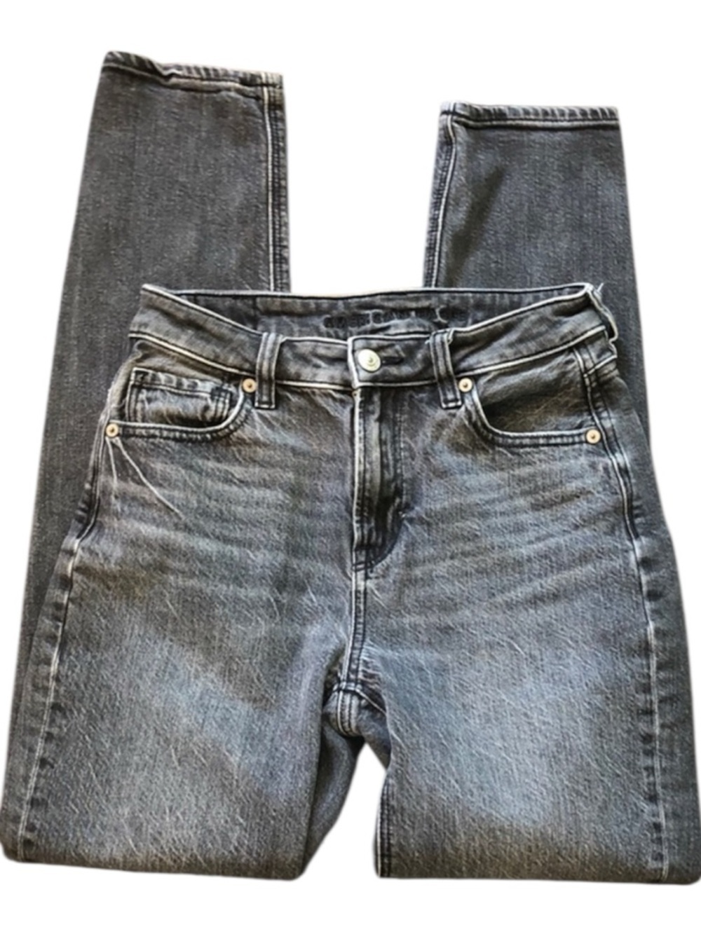 American Eagle MOM jeans size 00 regular black color
